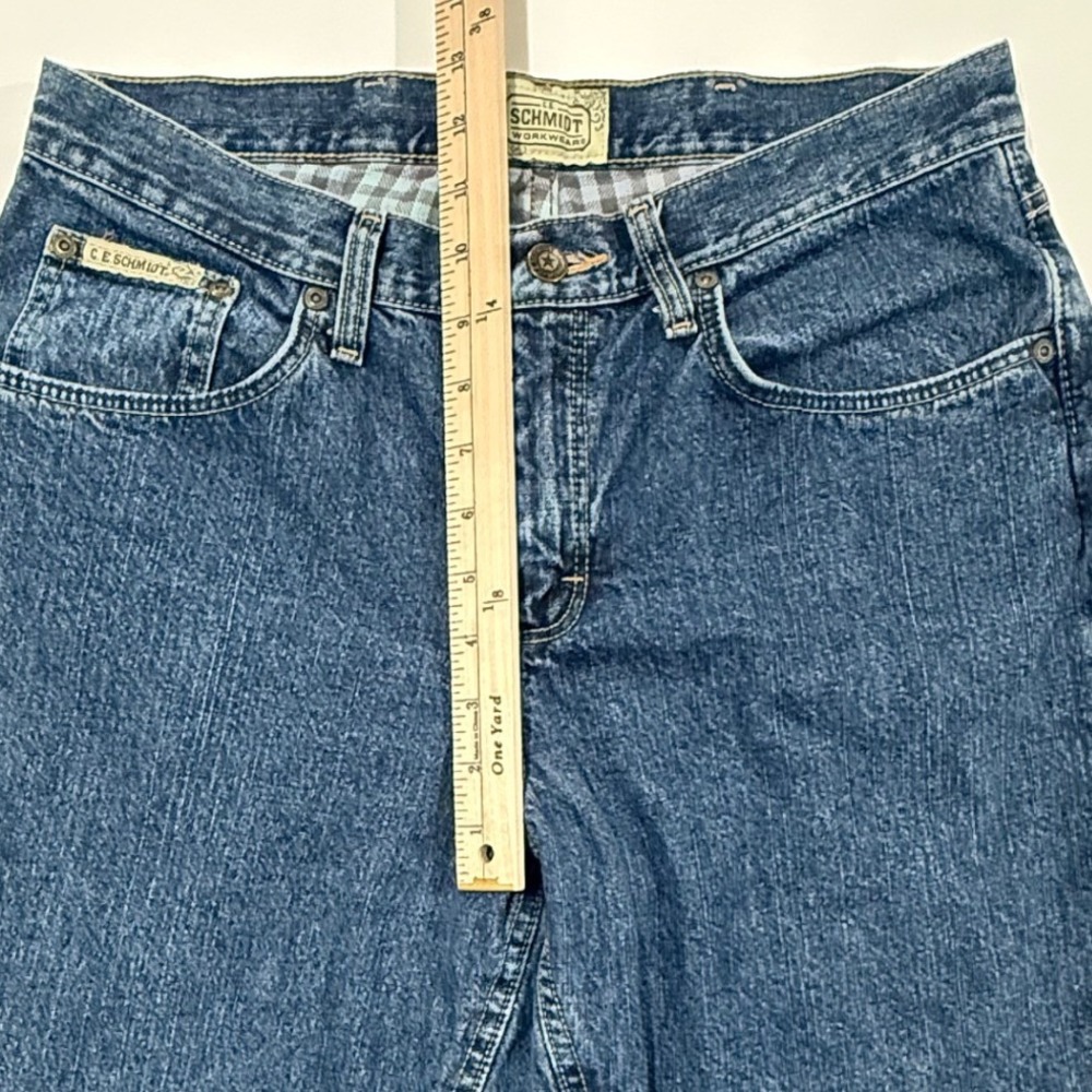 CE Schmidt Women's Workwear Flannel Lined Jeans Size 10x32 WTCF20T W484 - Picture 7 of 8